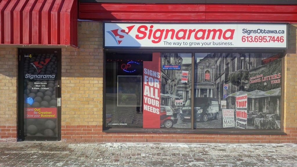 Signarama Ottawa East | 2615 Lancaster Rd #4, Ottawa, ON K1B 5N2, Canada | Phone: (613) 695-7446