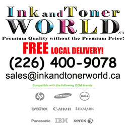 Ink and Toner World Inc. | 201 Colborne St W, Brantford, ON N3T 1L6, Canada | Phone: (226) 400-9078