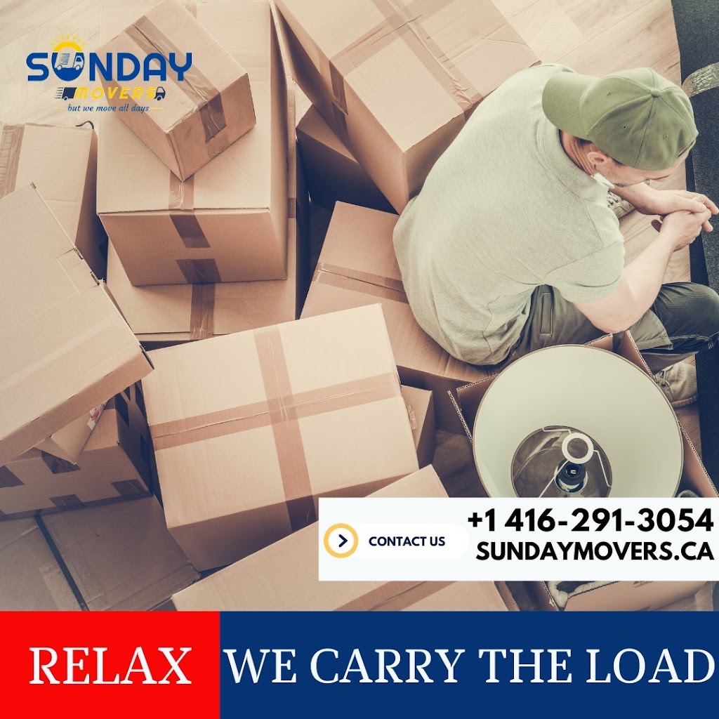 Sunday Movers | 13 Av. Cavell, Pointe-Claire, QC H9R 3N3, Canada | Phone: (416) 291-3054