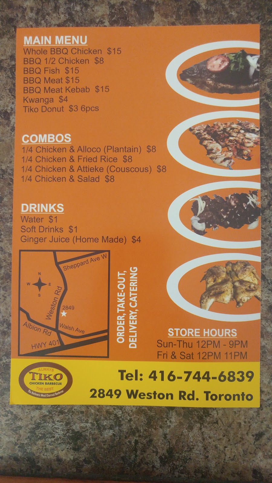 TIKO CHICKEN BARBECUE | 1606 Eglinton Ave W, York, ON M6E 2G8, Canada | Phone: (416) 744-6839