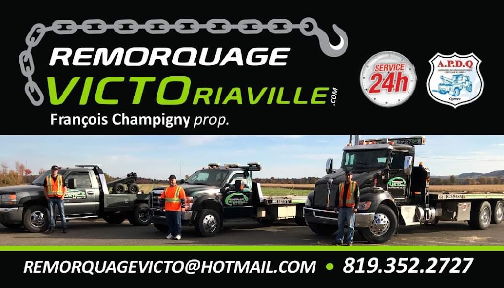 Remorquage Champigny | 231 Rue Thibault, Victoriaville, QC G6S 0C1, Canada | Phone: (819) 352-2727