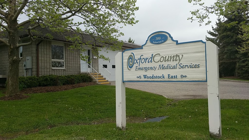 Oxford county emergency medical services Woodstock | 208 Bysham Park Dr, Woodstock, ON N4T 1R2, Canada