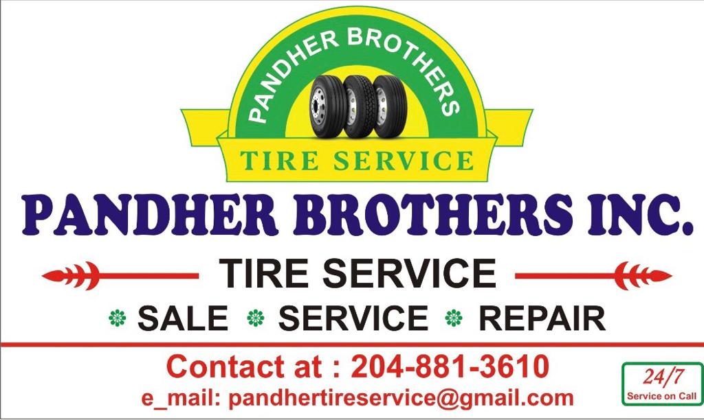 Pandher Brothers Tire service | 134 Water Ridge Path, Winnipeg, MB R2R 0P8, Canada | Phone: (204) 881-3610