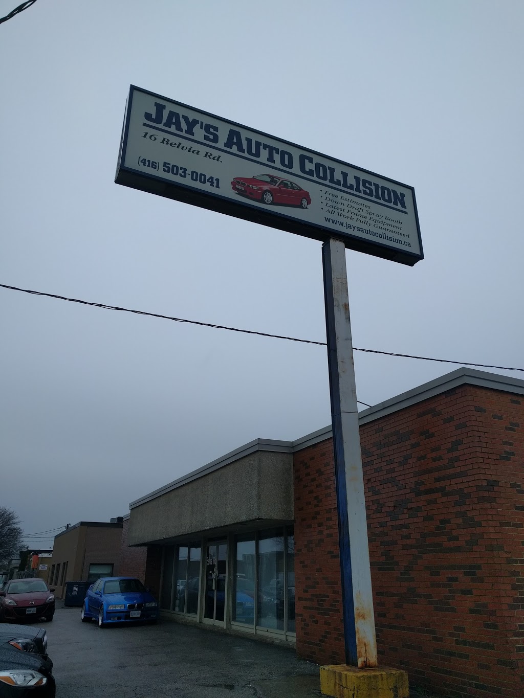 Jays Auto Collision | 16 Belvia Rd, Etobicoke, ON M8W 3R3, Canada | Phone: (416) 503-0041