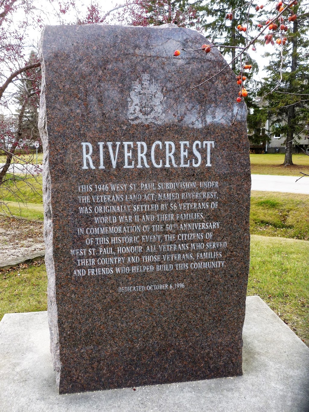 Rivercrest Community Park | 2A7, 24-26 Deepdale Blvd, West Saint Paul, MB R4A 2A7, Canada