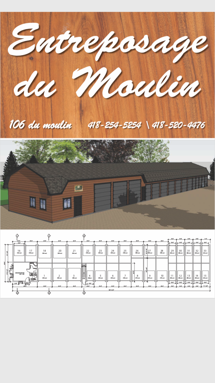 Entreposage du Moulin | 106 Chemin du Moulin, Lac-Beauport, QC G3B 0E2, Canada | Phone: (418) 254-5254