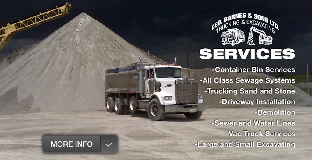 Barnes Geo & Sons Ltd | N Shore Dr RR 2, Lowbanks, ON N0A 1K0, Canada | Phone: (905) 774-6551