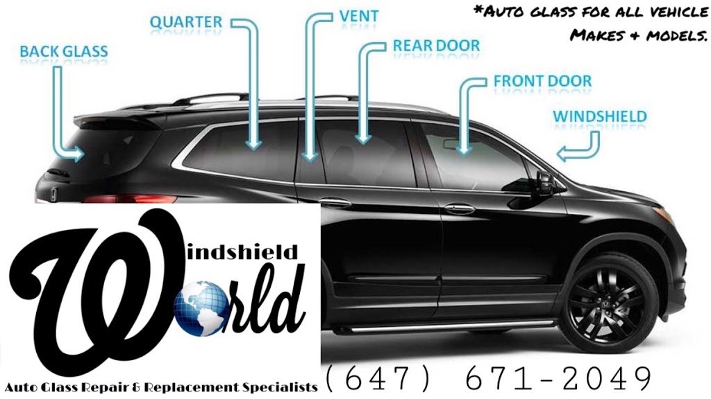 Windshield World Inc | Unit #2, Back of, 75 Rosedale Ave W unit # 2, Brampton, ON L6X 1K1, Canada | Phone: (647) 671-2049
