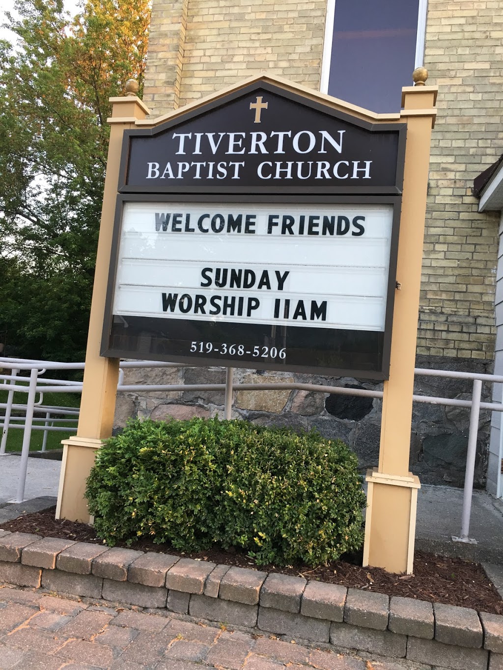 Tiverton Baptist Church | 68 Main St, Tiverton, ON N0G 2T0, Canada | Phone: (519) 368-5206