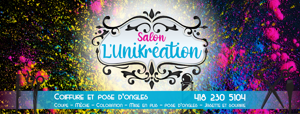 Salon LUniKréation | 405 35e Rue, Saint-Prosper, QC G0M 1Y0, Canada | Phone: (418) 230-5104