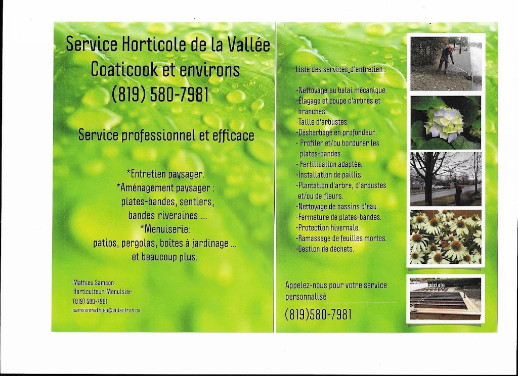 Service Horticole de la Vallée | Rue Merrill, Coaticook, QC J1A 1X5, Canada | Phone: (819) 580-7981