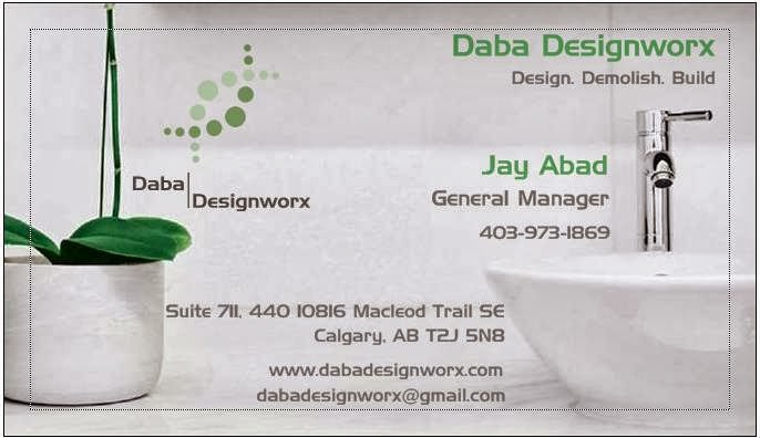 Daba Designworx | 440-10816 Macleod Trail SE, Calgary, AB T2J 5N8, Canada | Phone: (403) 973-1869