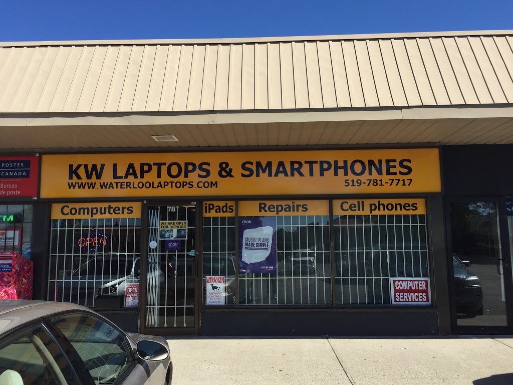 KW Laptops & Smartphones | 200 Highland Rd W Unit 7B, Kitchener, ON N2M 3C2, Canada | Phone: (519) 781-7717