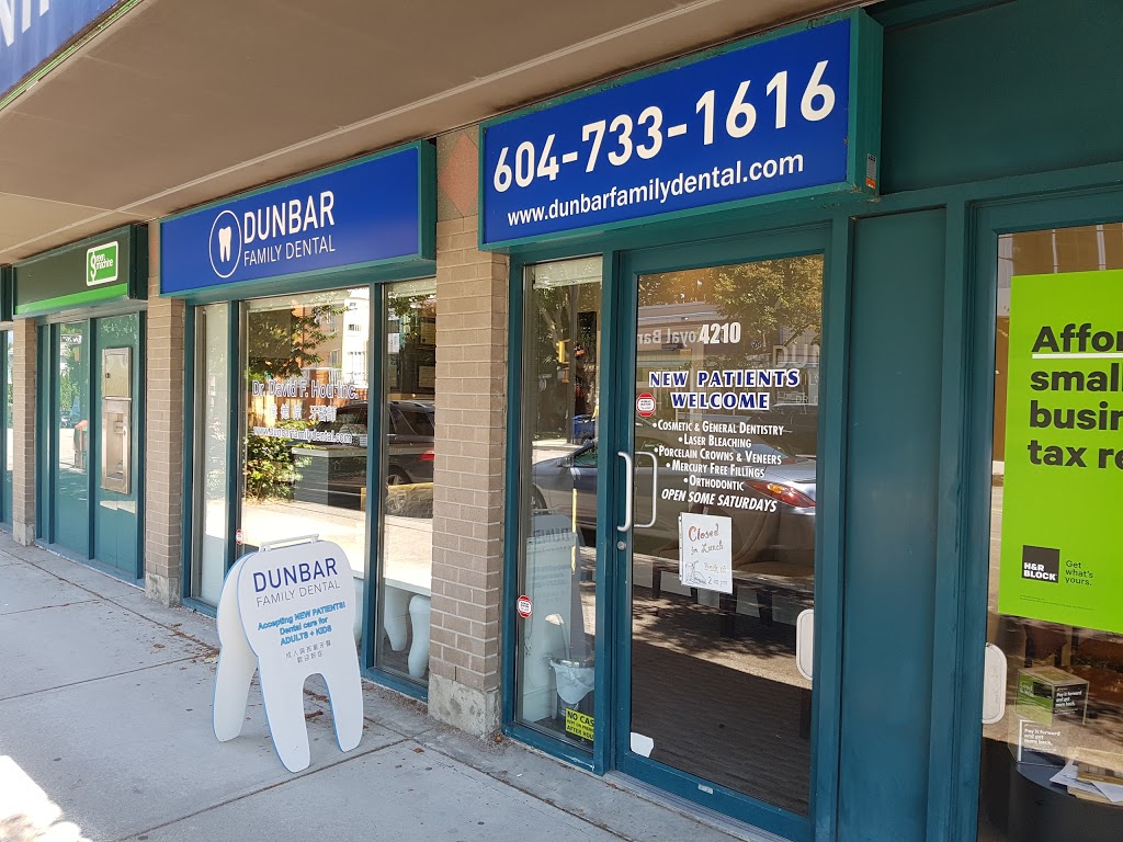 Dunbar Family Dental - Dr. David Hou | 4210 Dunbar St, Vancouver, BC V6S 2E9, Canada | Phone: (604) 733-1616