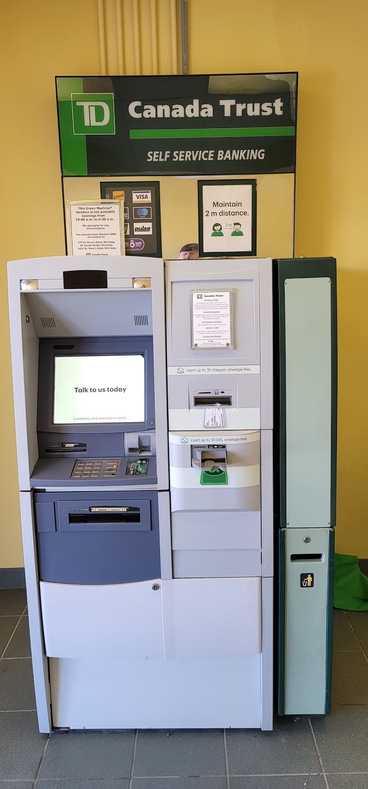 TD Canada Trust ATM | 50 Lakewood Blvd Unit#116, Winnipeg, MB R2J 2M6, Canada | Phone: (866) 222-3456