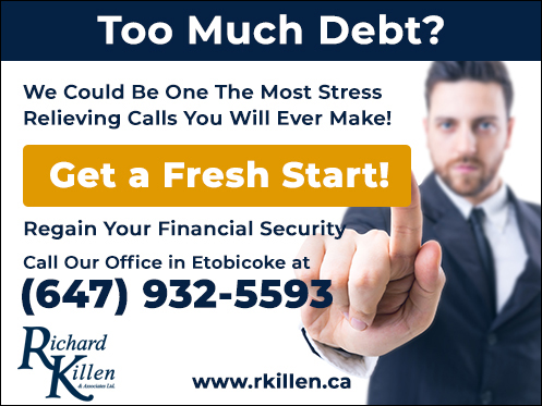 Richard Killen & Associates Ltd Bankruptcy Trustee | 2150 Islington Ave #202, Etobicoke, ON M9P 3V4, Canada | Phone: (647) 932-5593