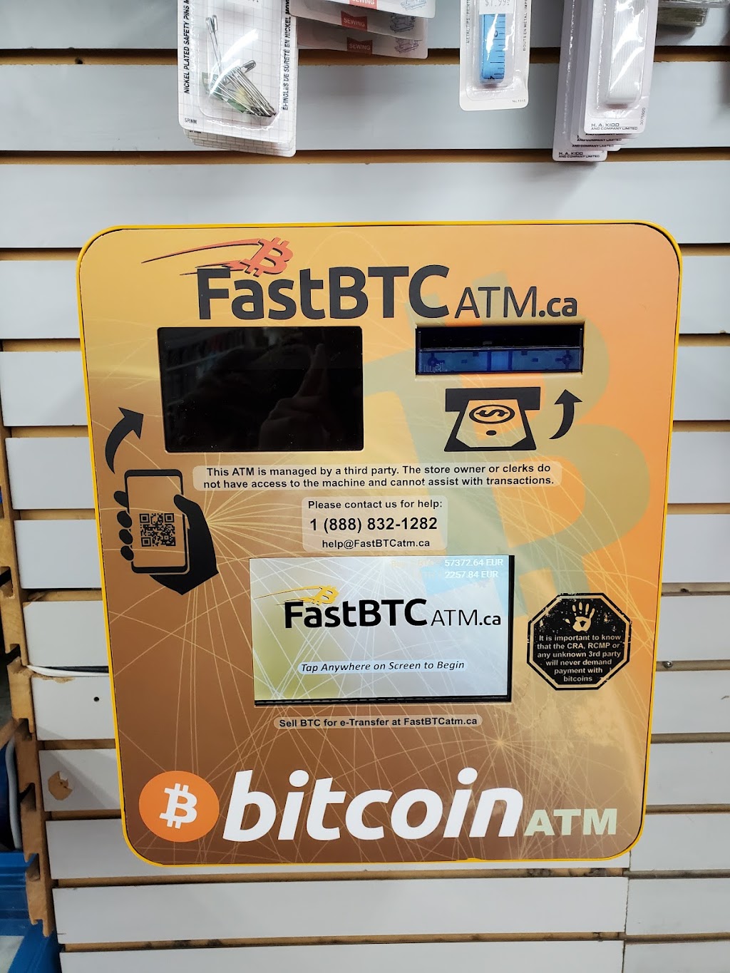 FastBTC Bitcoin ATM - Food Plus Market | 2914 Yonge St, Toronto, ON M4N 2J9, Canada | Phone: (888) 832-1282