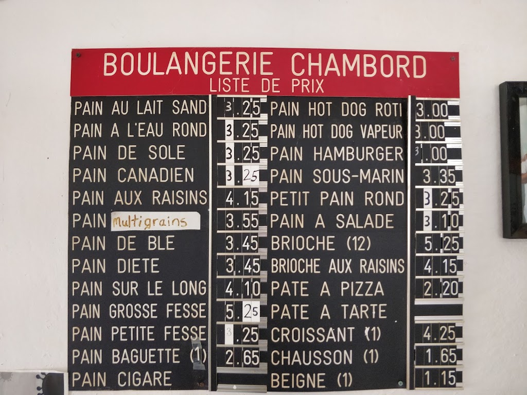 Boulangerie Chambord | 147 Rue de la Gare, Chambord, QC G0W 1G0, Canada | Phone: (418) 342-6577