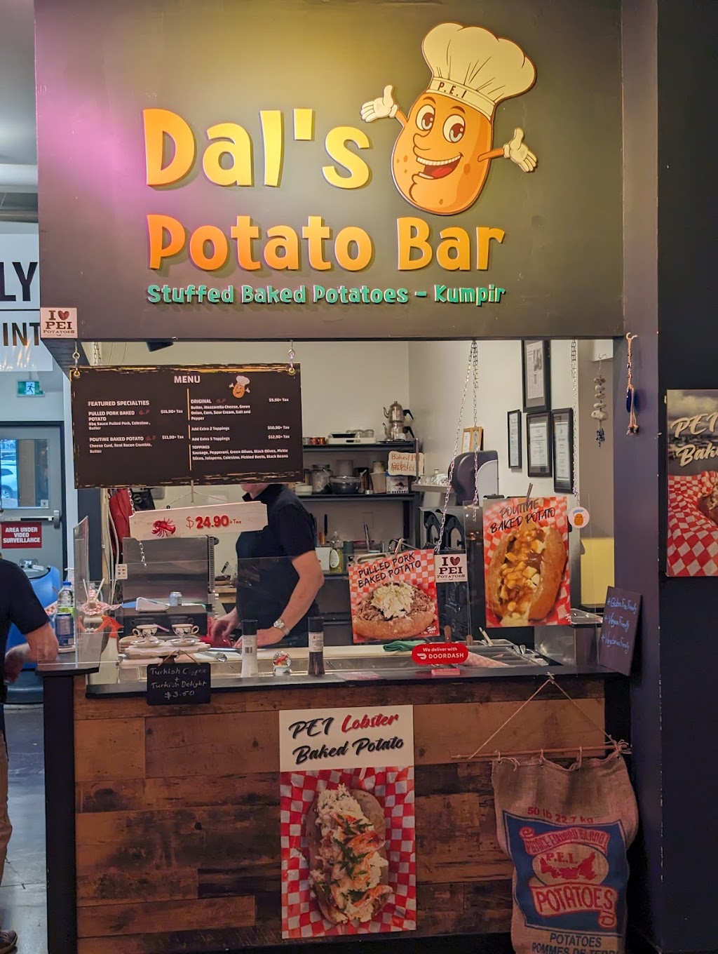 Dals Potato Bar | 6 Prince St, Charlottetown, PE C1A 4P5, Canada | Phone: (902) 393-6593