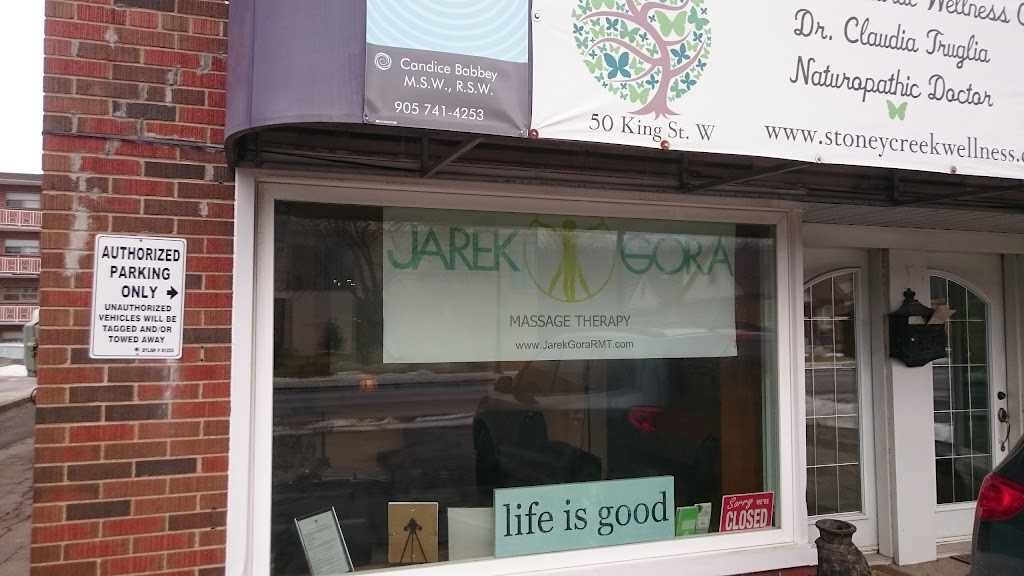 Jarek Gora Massage Therapy | 50 King St W, Stoney Creek, ON L8G 1H7, Canada | Phone: (905) 869-6833