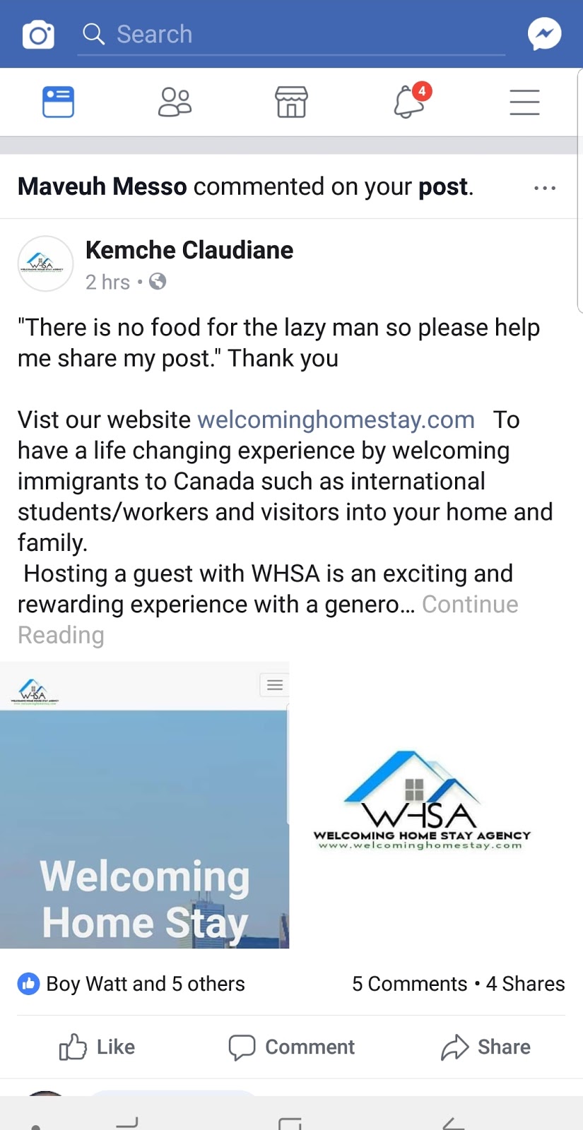 Welcoming Home Stay Agency | Toronto, ON M3N 1J2, Canada | Phone: (647) 470-4811