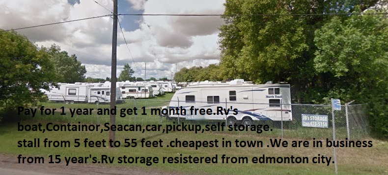 J Bs Storage | 15930 Fort Rd NW, Edmonton, AB T5Y 6A2, Canada | Phone: (780) 473-5158