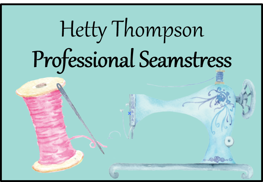 Hetty Thompson Professional Seamstress | 66 Blackcreek Trail, Courtice, ON L1E 1J6, Canada | Phone: (905) 809-6514