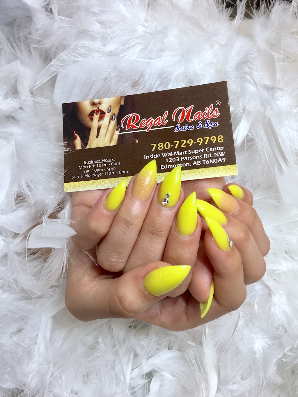 Regal Nails, Salon & Spa (Inside Walmart south Common) | 1203 Parsons Rd NW, Edmonton, AB T6N 0A9, Canada | Phone: (780) 729-9798