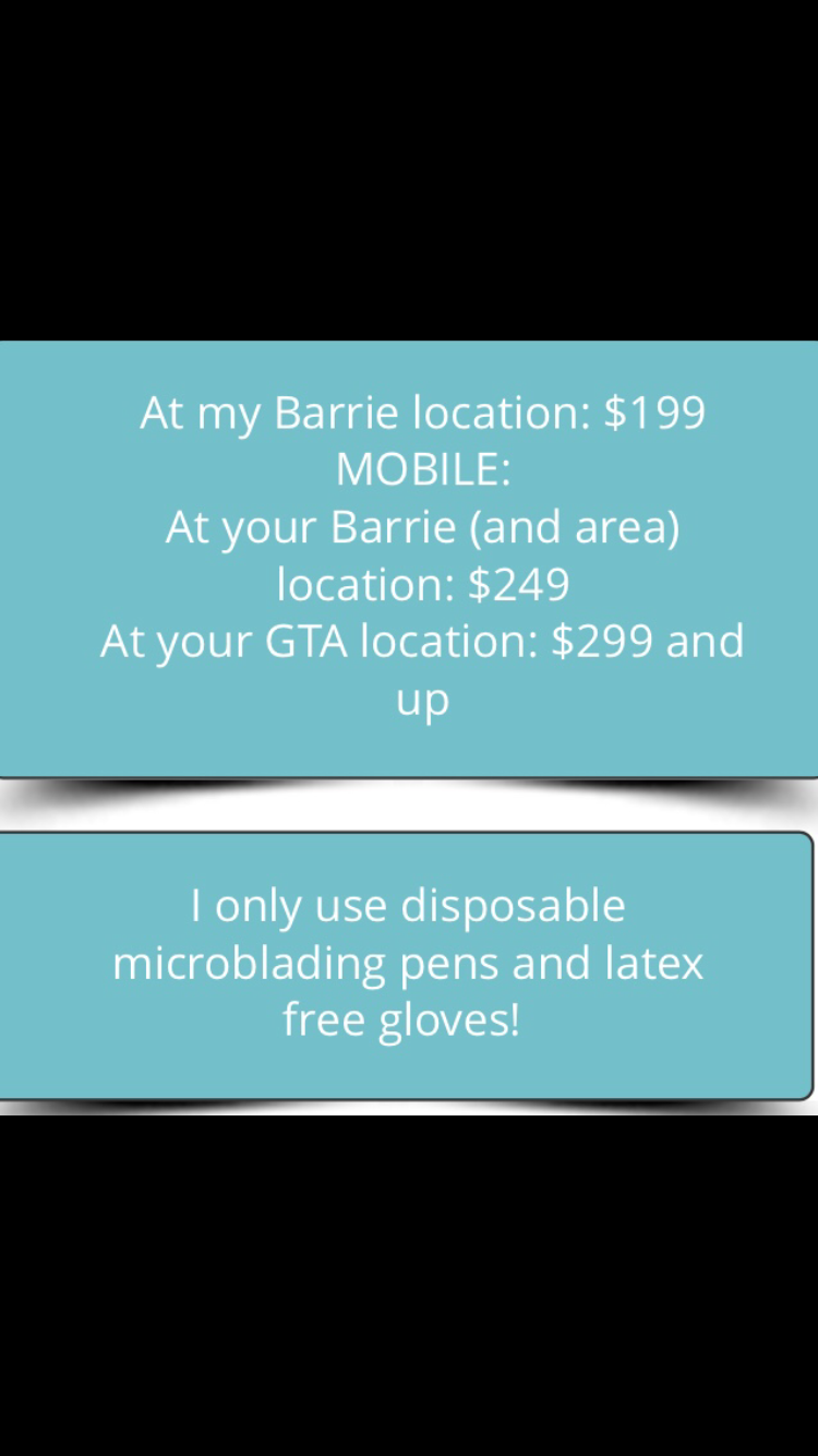 Mobile Microblading | 14 Grand Forest Dr, Barrie, ON L4N 7E7, Canada | Phone: (705) 252-1047