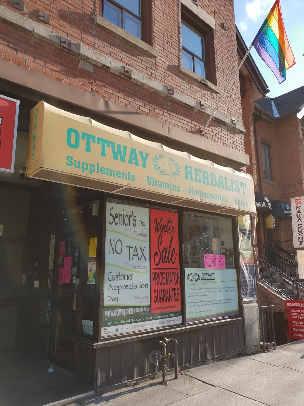 Ottway Herbs & Vitamins - Church Location | 453 Church St, Toronto, ON M4Y 2C5, Canada | Phone: (416) 967-9222