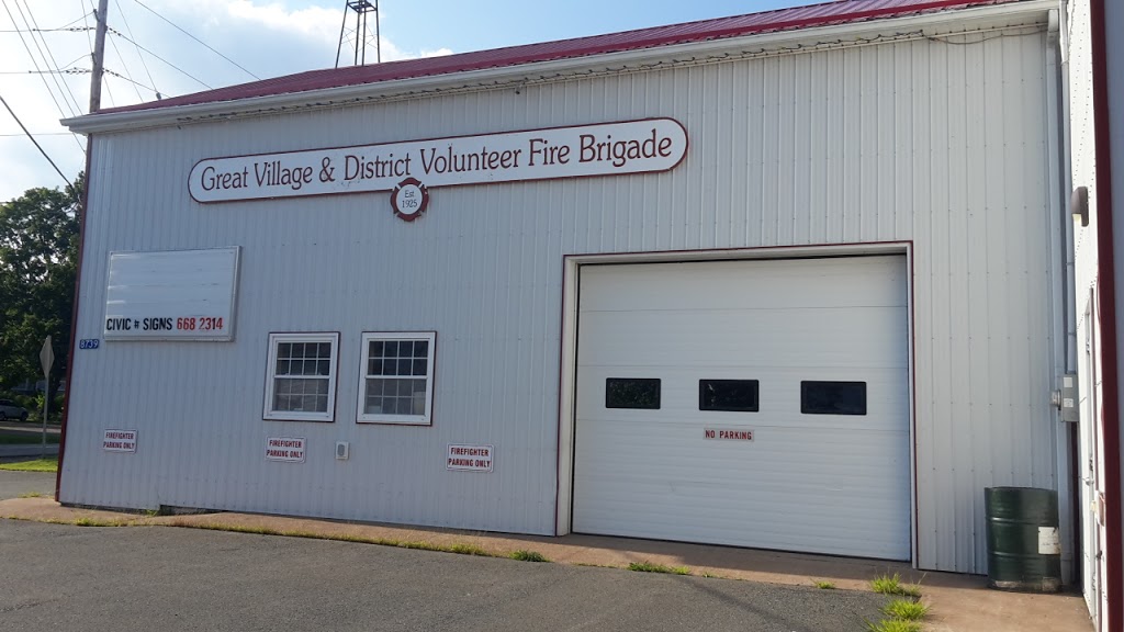 Great Village & District Volunteer Fire Brigade | Great Village, NS B0M 1L0, Canada | Phone: (902) 668-2830