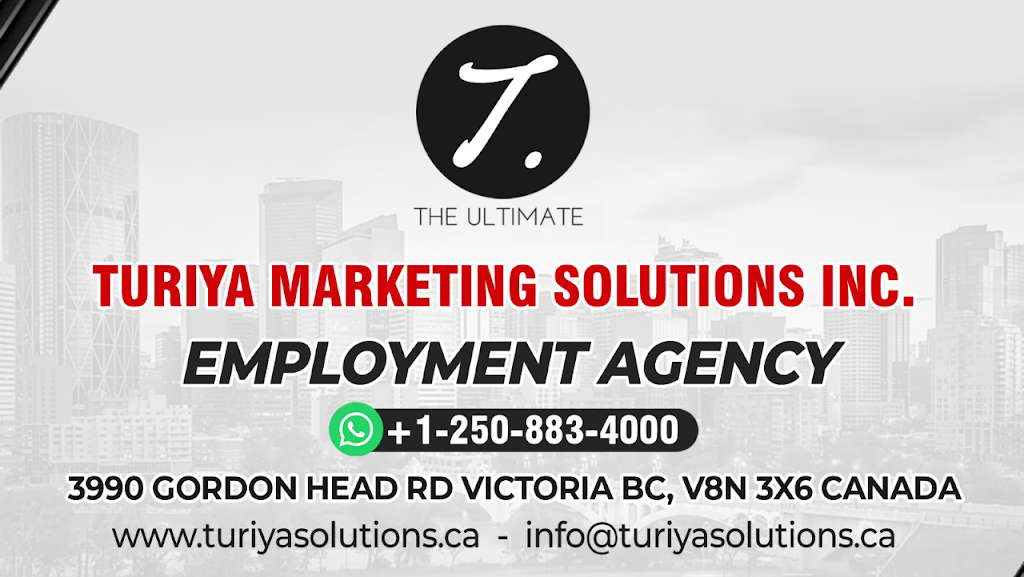 Turiya Marketing Solutions Inc. | 3990 Gordon Head Rd, Victoria, BC V8N 3X6, Canada | Phone: (250) 986-1699