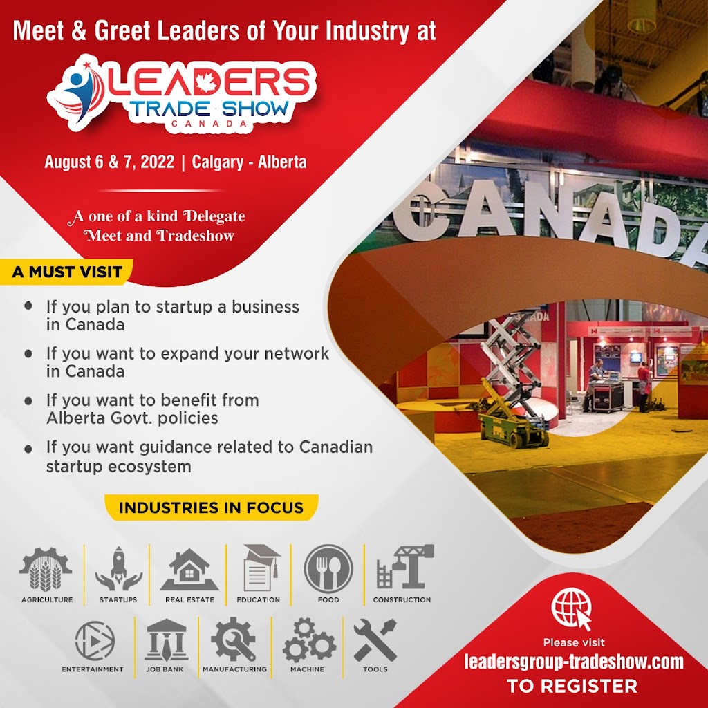 LEADERS GROUP-TRADE SHOW | 3740 F 11a St NE #101, Calgary, AB T2E 6M6, Canada | Phone: (403) 614-9595