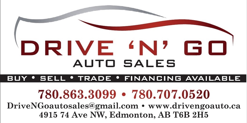 Drive N Go Auto Sales | 4915 74 Ave NW, Edmonton, AB T6B 2H5, Canada | Phone: (780) 863-3099