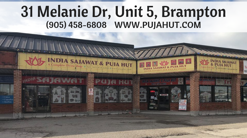 India Sajawat & Puja Hut | 31 Melanie Dr Unit 5, Brampton, ON L5R 5H8, Canada | Phone: (905) 458-6808