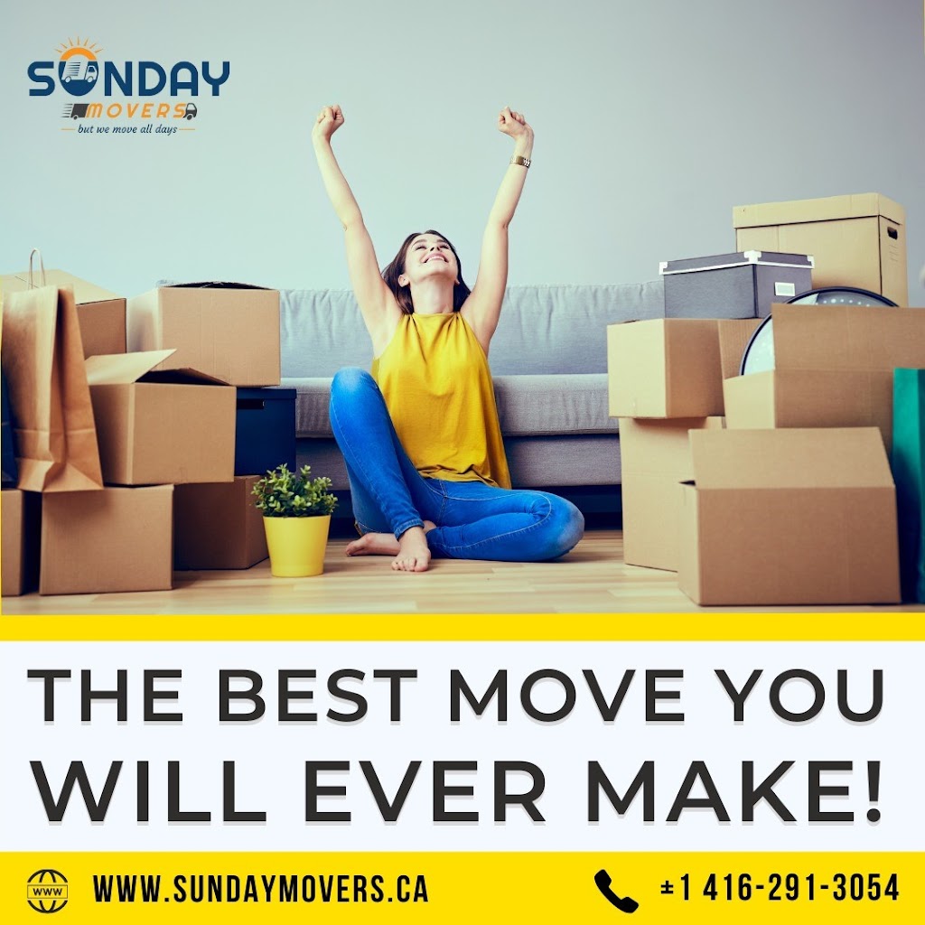 Sunday Movers | 13 Av. Cavell, Pointe-Claire, QC H9R 3N3, Canada | Phone: (416) 291-3054