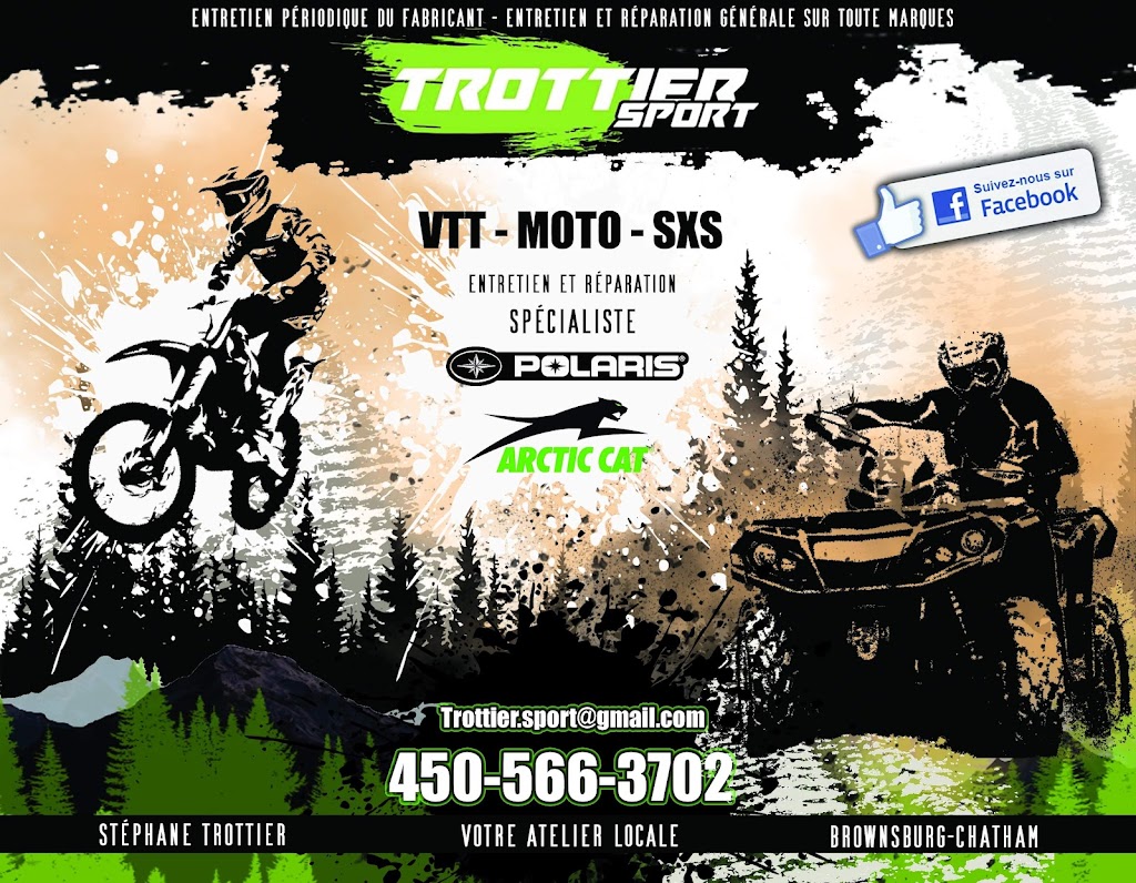 Trottier sport VTT | 653 Rte du N, Brownsburg, QC J8G 2C3, Canada | Phone: (450) 566-3702