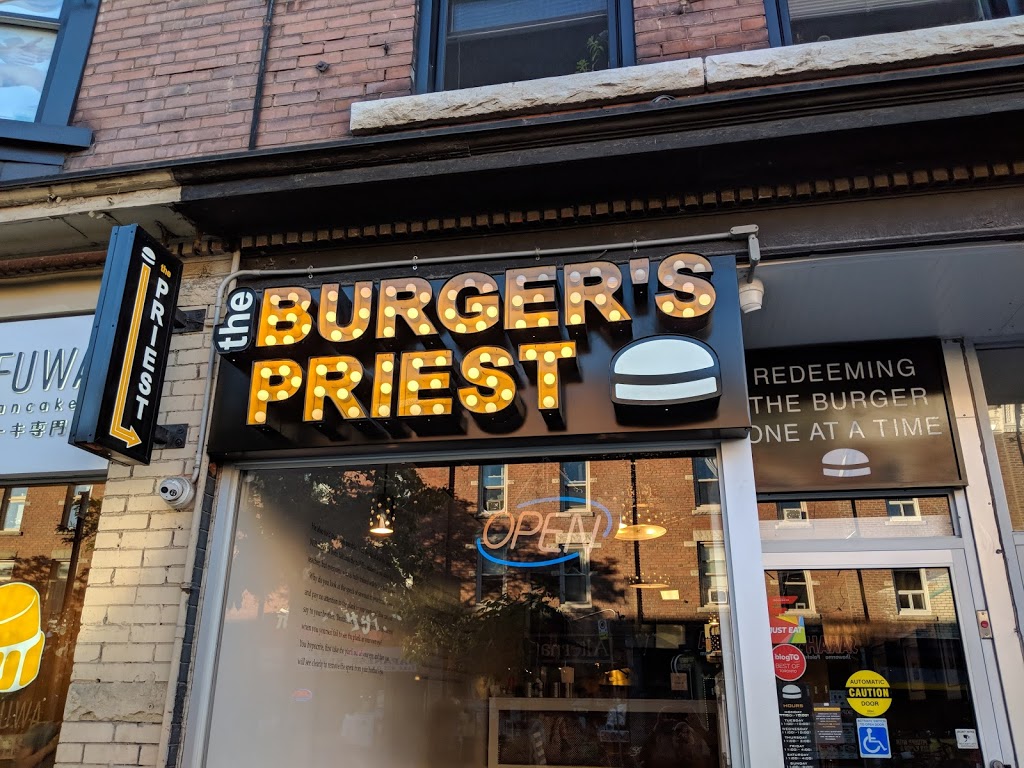 The Burgers Priest | 406 Bloor St W, Toronto, ON M5S 1X5, Canada | Phone: (647) 346-3241