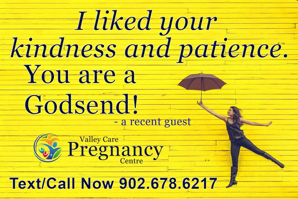 Valley Care Pregnancy Centre | 104 Webster St, Kentville, NS B4N 1H9, Canada | Phone: (902) 670-8510