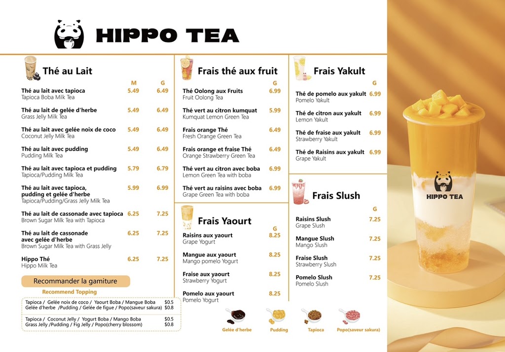 Hippo Tea | 4260 Boulevard des Forges, Trois-Rivières, QC G8Y 1W3, Canada | Phone: (819) 693-8700