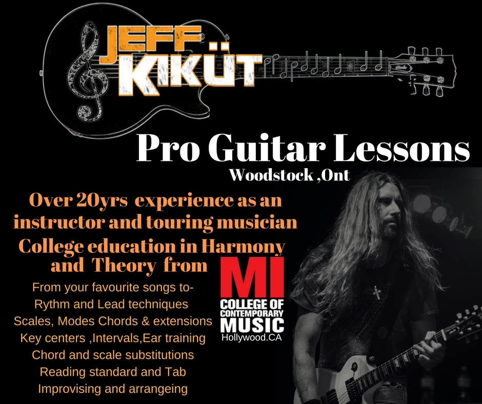 Pro Guitar Lessons Woodstock | 584954 Beachville Rd, Woodstock, ON N4S 7V6, Canada | Phone: (519) 539-8310