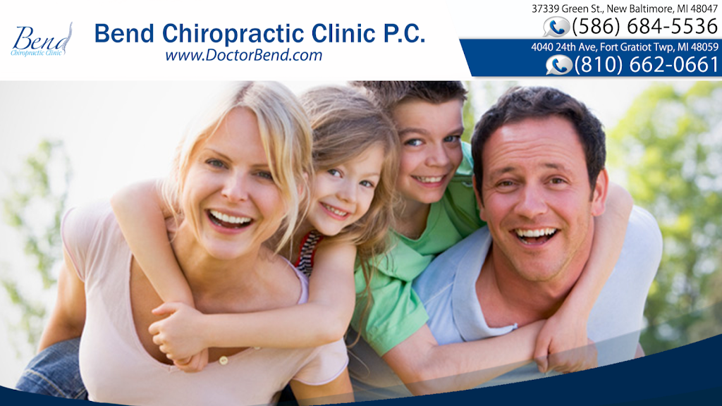 Bend Chiropractic Clinic P.C. | 37339 Green St, New Baltimore, MI 48047, USA | Phone: (586) 684-5536