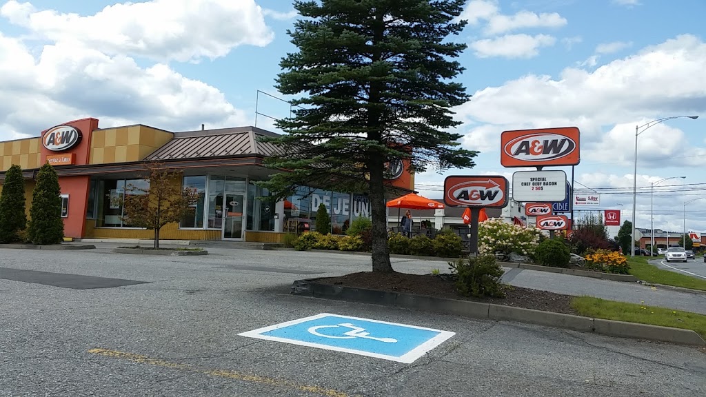 A&W Canada | 8950 Boulevard Lacroix, Saint-Georges, QC G5Y 2B5, Canada | Phone: (418) 227-0057