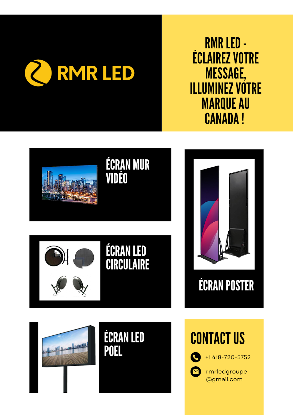 RMR led | Boulevard St Jude, Alma, QC G8B 1N1, Canada | Phone: (418) 720-5752