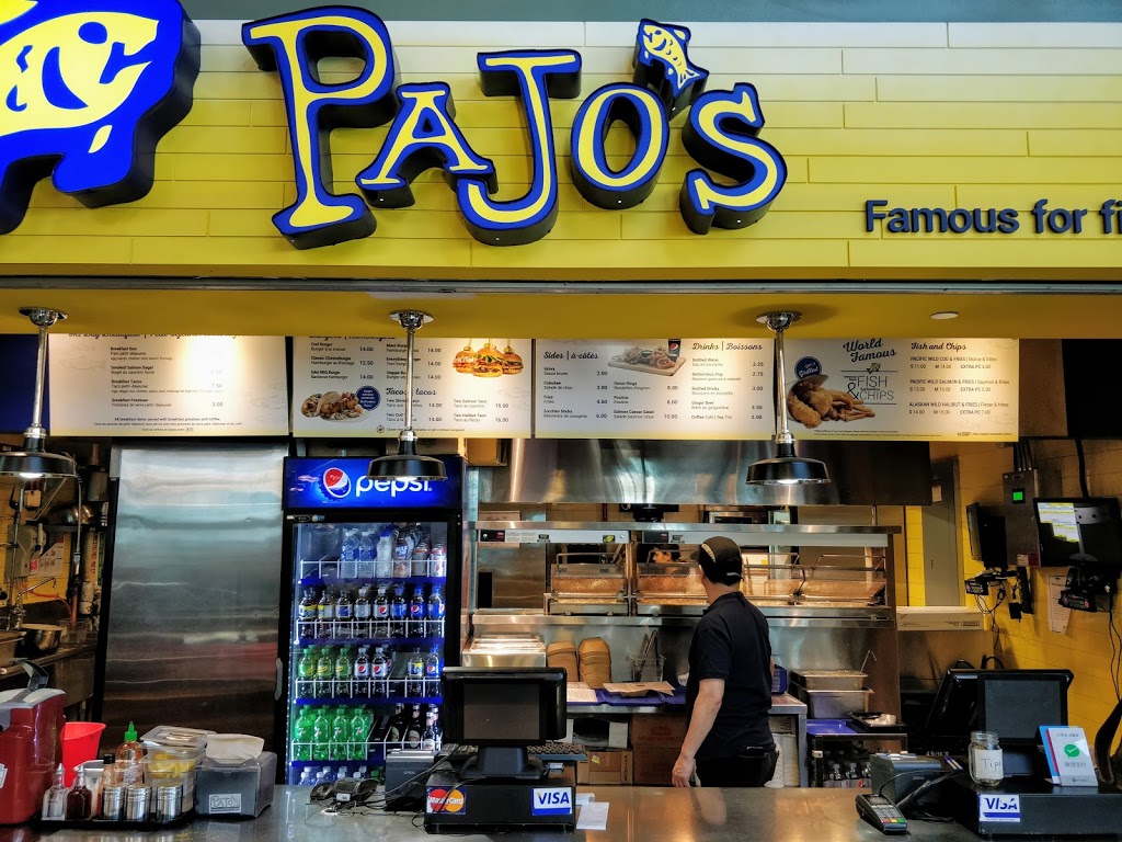 Pajos Fish & Chips - YVR | Vancouver International Airport (YVR) International Terminal, Main Food Court, 3211 Grant McConachie Way Building Level 3, Richmond, BC V7B 0A4, Canada | Phone: (604) 238-7816