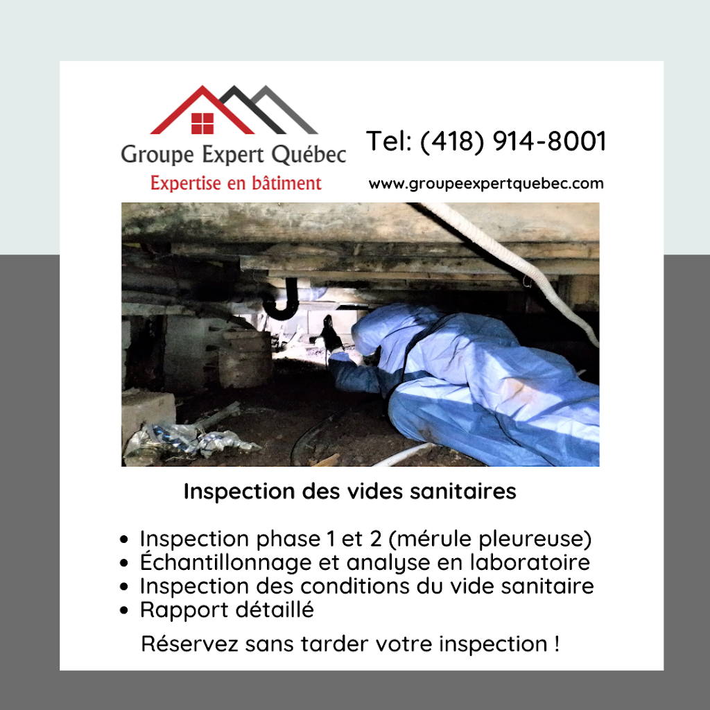 Groupe Expert Québec (Division - Inspection & Investigation) | 673 Rue des Boisés-Dulac, Saint-Joseph-de-Beauce, QC G0S 2V0, Canada | Phone: (418) 914-8001