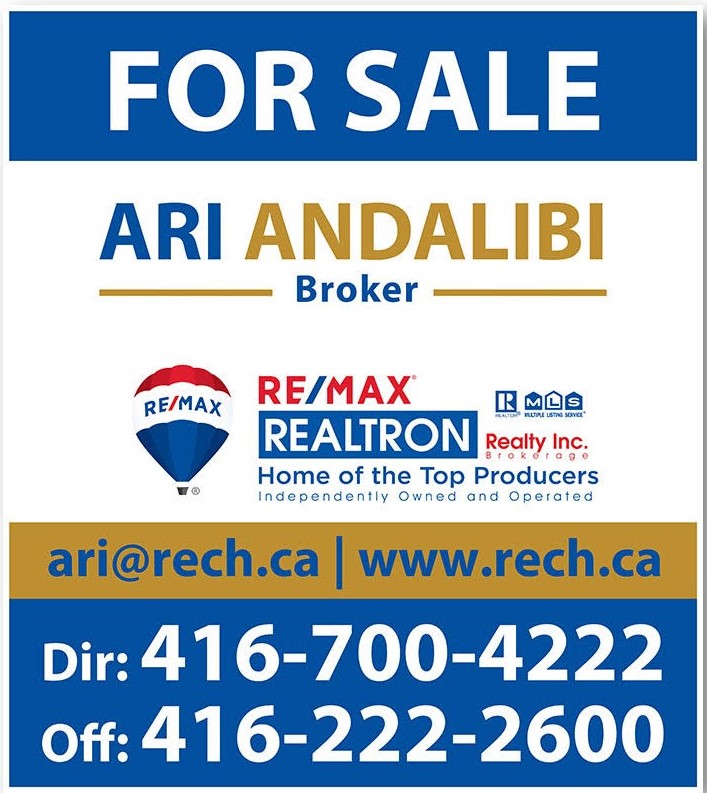 ARI ANDALIBI Commercial Real Estate Investment | 182 Sheppard Ave W, North York, ON M2N 1M8, Canada | Phone: (416) 700-4222