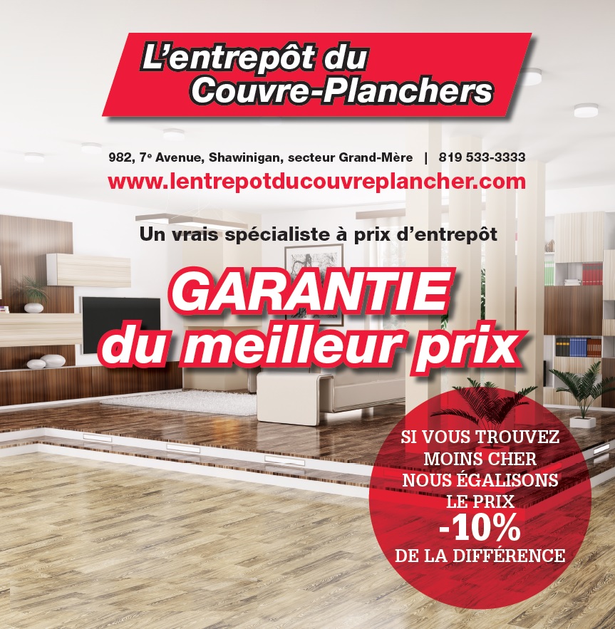 Entrepot Du Couvre Plancher | 982 7e Avenue, Grand-Mère, QC G9T 2B8, Canada | Phone: (819) 533-3333