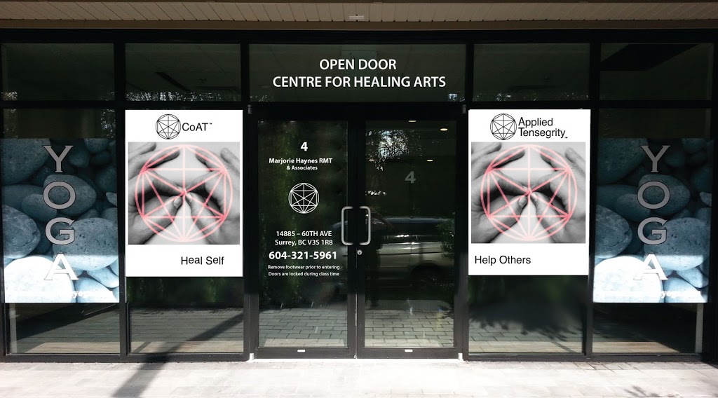 Open Door Centre For Healing Arts | 14885 60 Ave #4, Surrey, BC V3S 1R8, Canada | Phone: (604) 321-5961