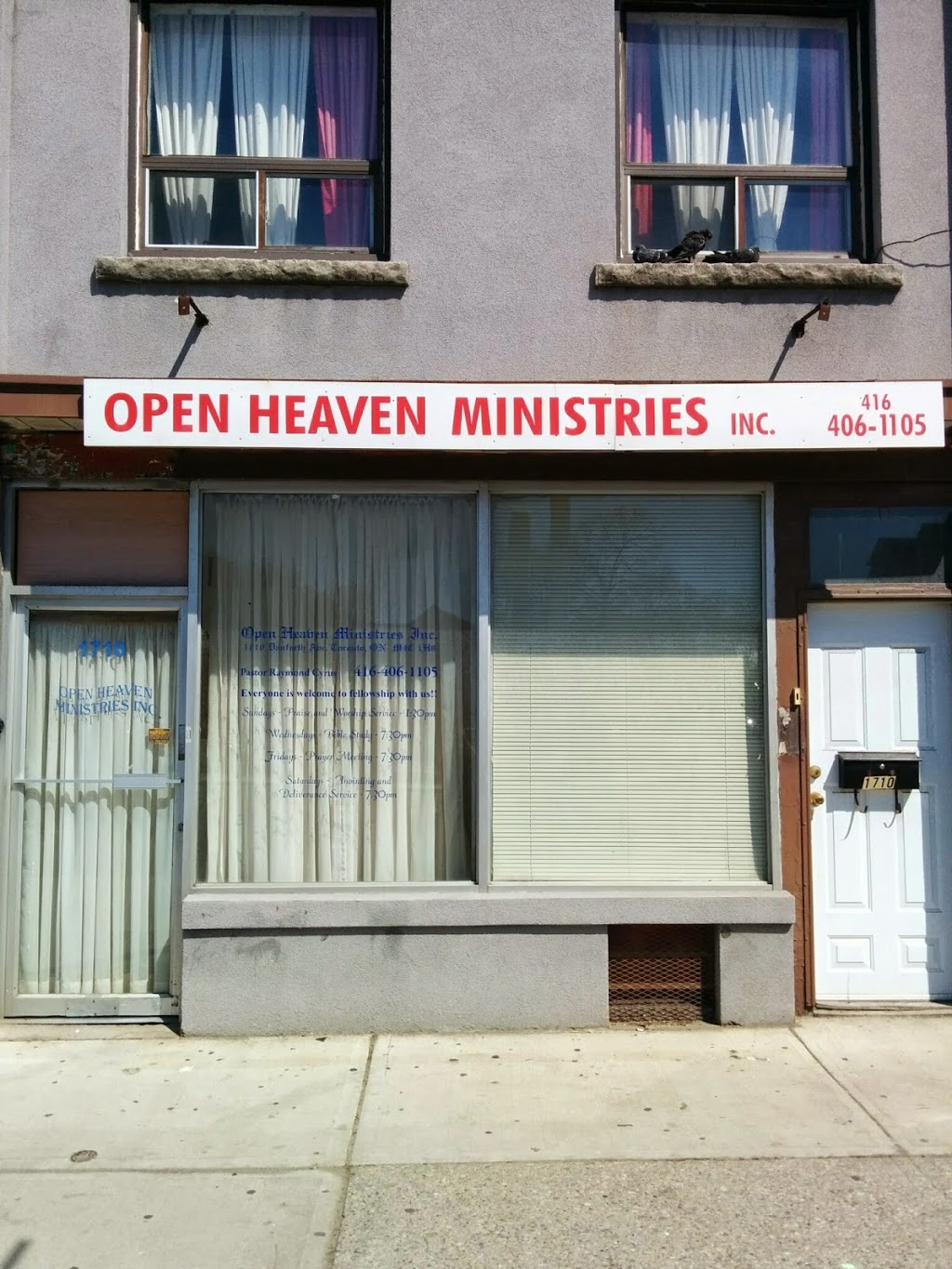 Open Heaven Ministeries Inc. | 1710 Danforth Ave, Toronto, ON M4C 1H8, Canada | Phone: (416) 406-1105